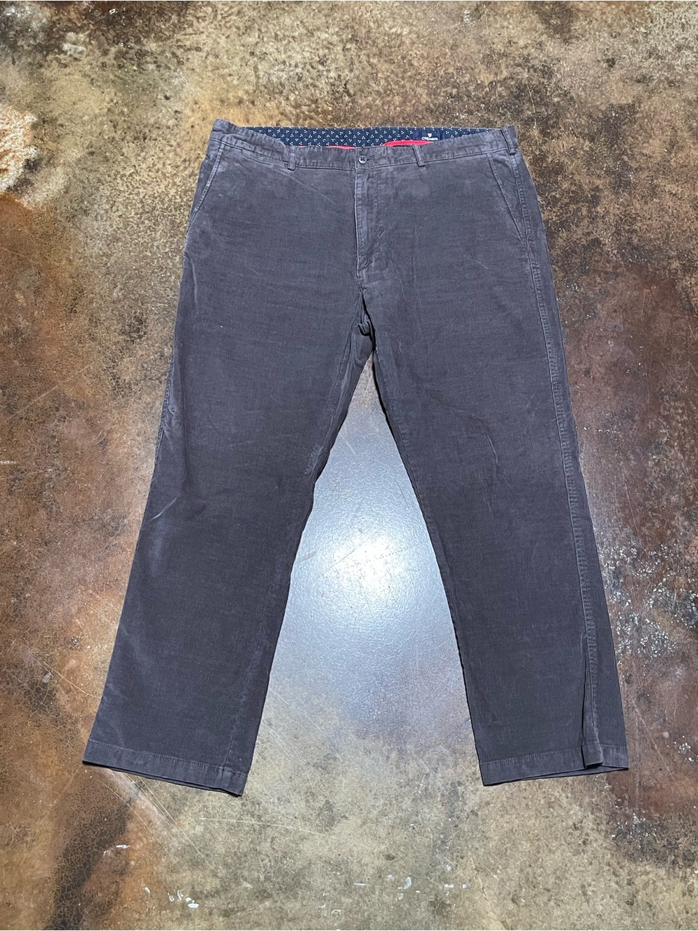 Daniel Cremieux Men's Corduroy Pants - Charcoal Gray